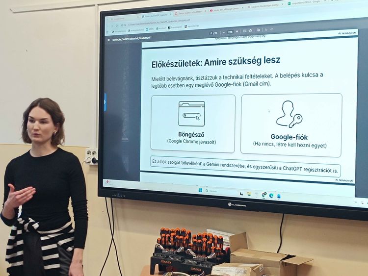 Interaktív AI bemutató óra