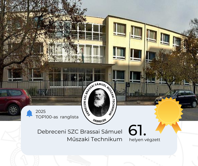 Ismét a TOP 100-ban a Brassai!