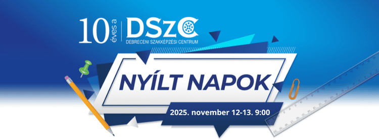 Várunk minden érdeklődőt a Nyílt Napjainkra!